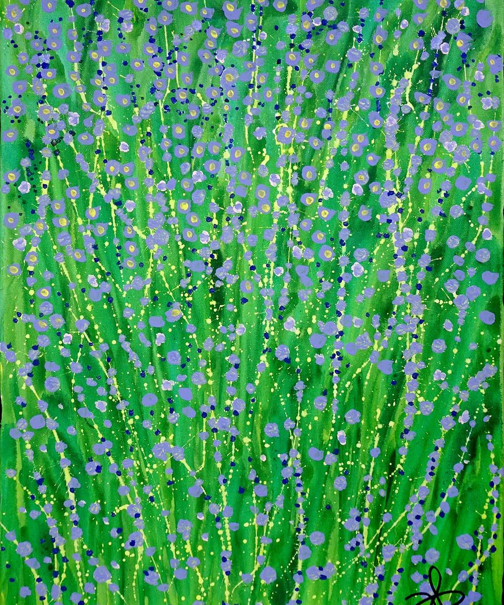 Zi ploioasa în câmpul de lavanda (Rainy day in lavender field)