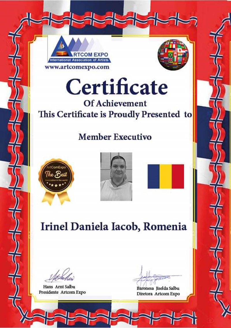 IRINEL DANIELA IACOB - Aprecieri - Diplome - Distincţii (1)